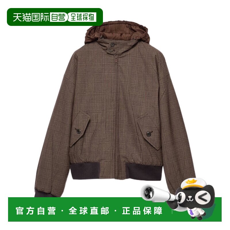 1h可退 香港直邮PRADA 男士夹克 SGD07918VASOOOF0005 SS2026 棕