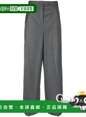 1h可退 香港直邮Fendi 芬迪 女士 褶皱直筒休闲裤 FR6375AM3N羊毛