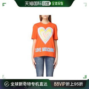 W4F153OM3876 T恤 爱心图案短袖 香港直邮Moschino