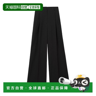 褶裥羊毛阔腿休闲裤 Fit 80650691 Custom 香港直邮Burberry