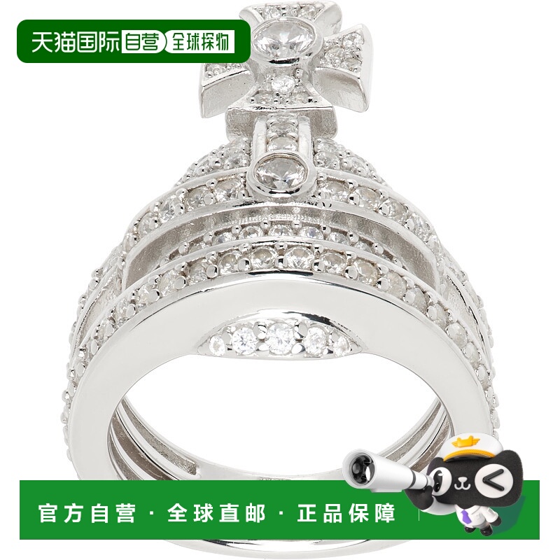 香港直邮Vivienne Westwood 薇薇恩 韦斯特伍德 男士 Orb 戒指 64