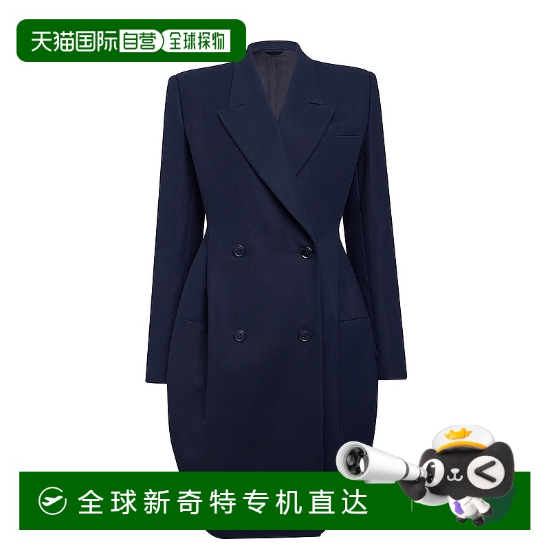 1h可退 香港直邮Alaia 女士 精细剪裁大衣 9M1087W036B 舒适时尚