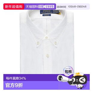 1h可退 香港直邮ralph lauren 拉尔夫劳伦 男士 白色衬衫 7107920