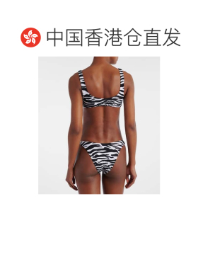 1h可退 香港直邮The Attico 女士 斑马纹比基尼 black黑色 舒适时