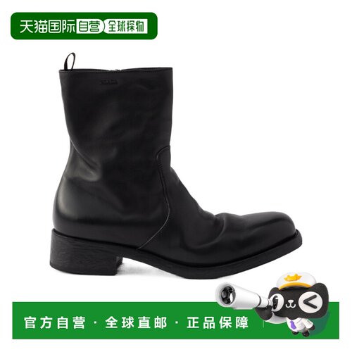 Prada 皮质拉链靴 2UA006V69FX000男靴厚 【付后1h可退】