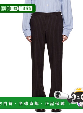 1h可退 香港直邮Paul Smith 保罗 史密斯 男士 酒红色长裤 M1R586