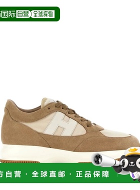 香港直邮Hogan 男士 HOGAN INTERACTIVE 绒面革布织运动鞋 HXM713