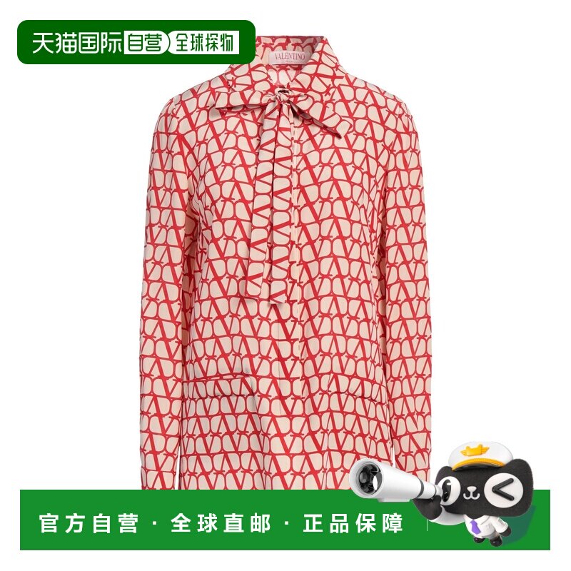 1h可退 香港直邮valentino 华伦天奴 女士 Blouses 真丝衬衫