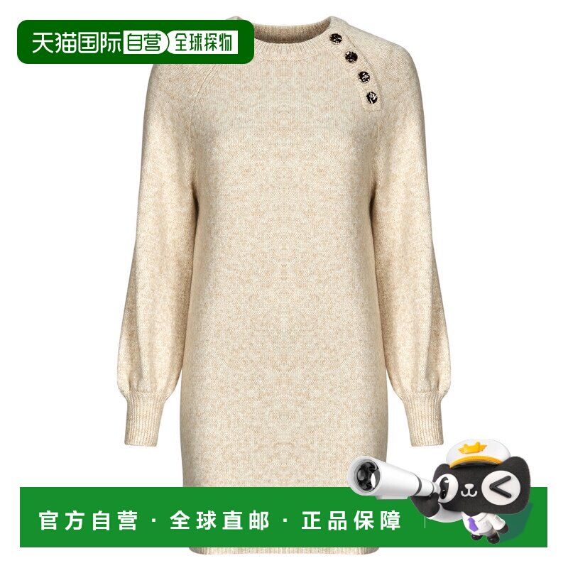 欧洲直邮Only女装短款连衣裙ONLEMMA LIFE LS BUTTON包臀裙