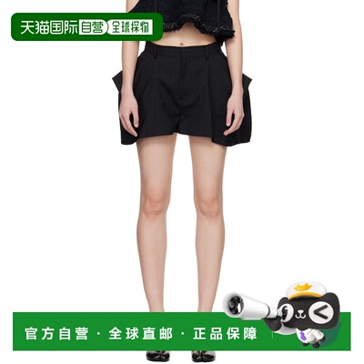 1h可退 香港直邮Sacai 女士 黑色 Chalk Stripe 短裤 2608364