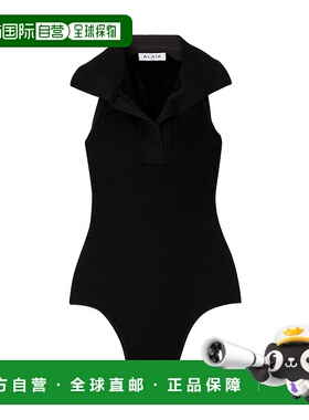 香港直邮Alaia 马球领连体衣 AA9B02986M888