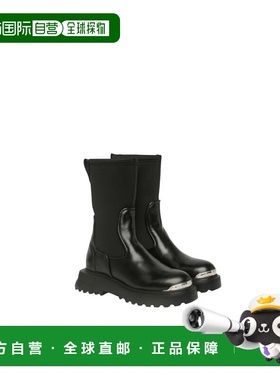 1h可退 香港直邮moschino 爱莫斯奇诺 女士 皮革靴子 JA24114G0LI