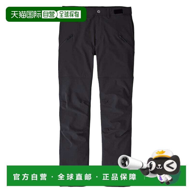 自营欧洲直邮PATAGONIA 男士黑色尼龙/氨纶休闲裤