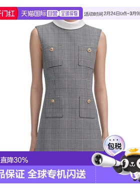 1h可退 香港直邮Self-Portrait 格纹迷你连衣裙 PF25016S包臀裙