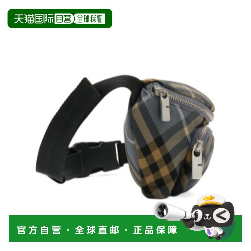 1h可退 香港直邮BURBERRY 男士腰包 81234591 SS2026 花色 小号格