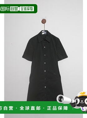 1h可退 香港直邮Burberry 巴宝莉 女士 Cotton Blend Shirt Dress