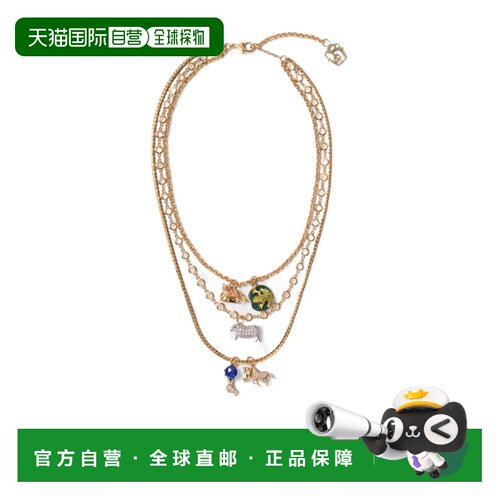 1h可退 香港直邮Burberry 吊饰三层项链 81120271