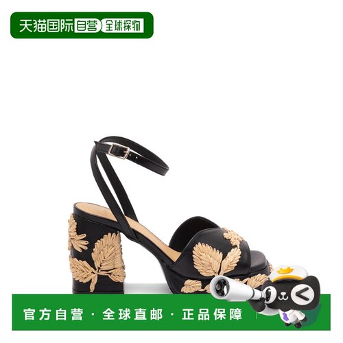 1h可退 香港直邮CastaÑer 女士 黑色凉鞋 026141100 black黑色 舒