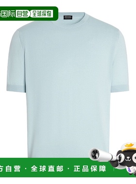 1h可退 香港直邮Zegna 圆领短袖T恤 UFC90A9C10上衣男装