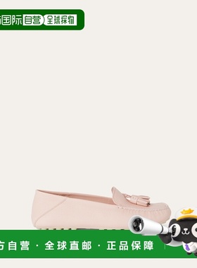 自营欧洲直邮Loro Piana 女士粉色皮革 乐福鞋一脚蹬