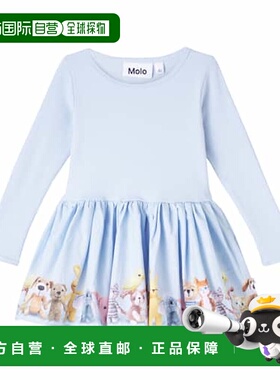 香港直邮Molo 婴儿 Candi 印花棉混纺连衣裙童装