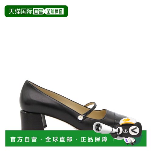 香港直邮Jimmy Choo 周仰杰 女士 鞋跟黑色高跟鞋 ELISA45PTZBLAC