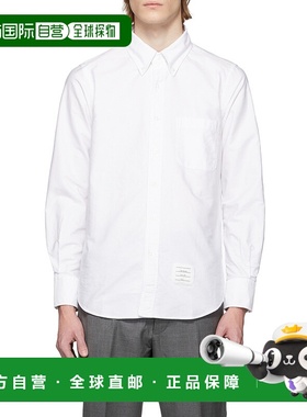 香港直邮Thom Browne 徽标长袖衬衫 MWL272A03634