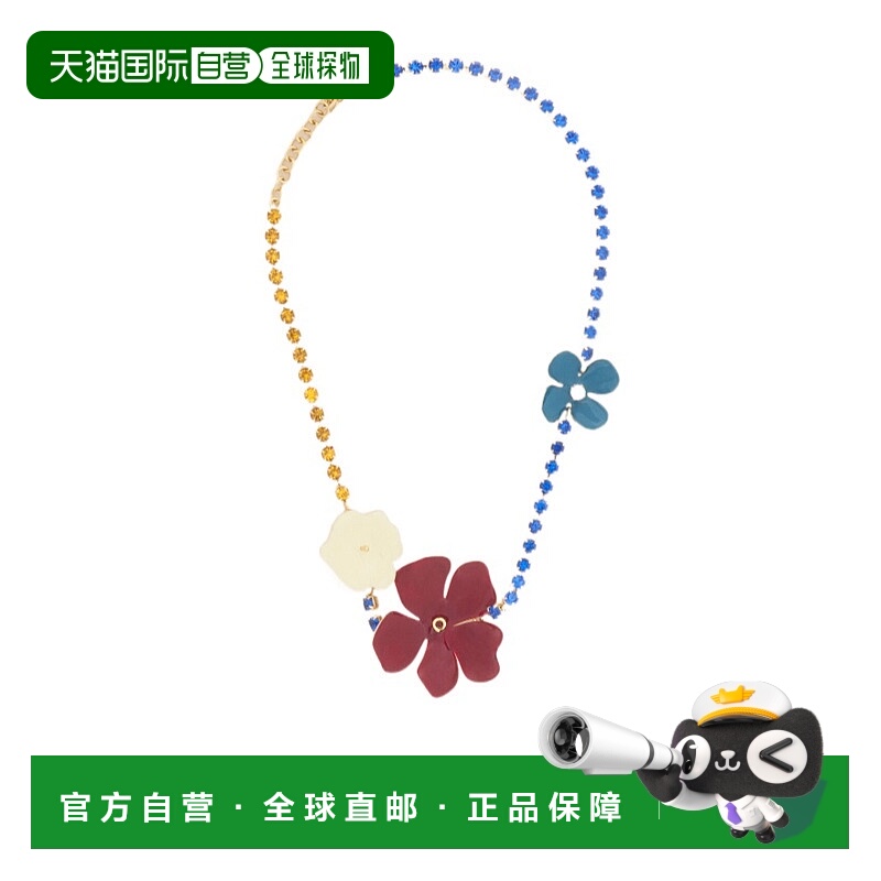 香港直邮Marni 花朵水钻项链 COMV0581A0P6527