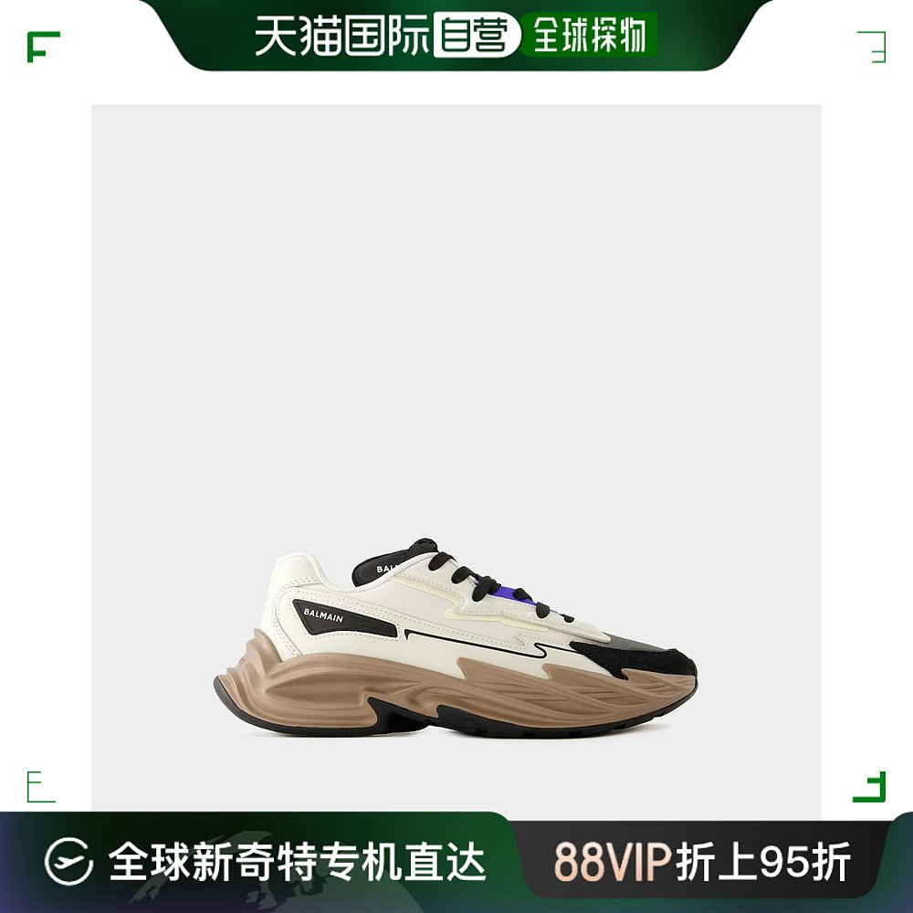 欧洲直邮B-Dr4g0n Sneakers- Balmain- Synthetic Leather- Bl
