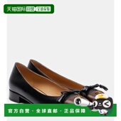 华伦天奴 Roi 女士 香港直邮Valentino Valet 皮质芭蕾舞鞋