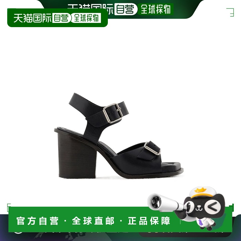 香港直邮Lemaire 方跟高跟凉鞋 FO0024LL196时尚舒适百搭外穿