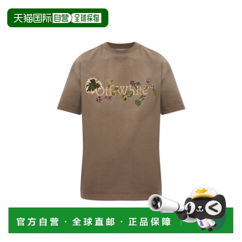 1h可退 香港直邮OFF-WHITE 女士T恤 2AA089S26JER003W261 SS2026