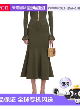 1h可退 香港直邮Self-Portrait 针织中长裙 SS26186MSK