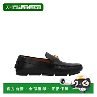 一脚蹬豆豆鞋 香港直邮VERSACE crov男鞋 Men 美杜莎圆头乐福鞋
