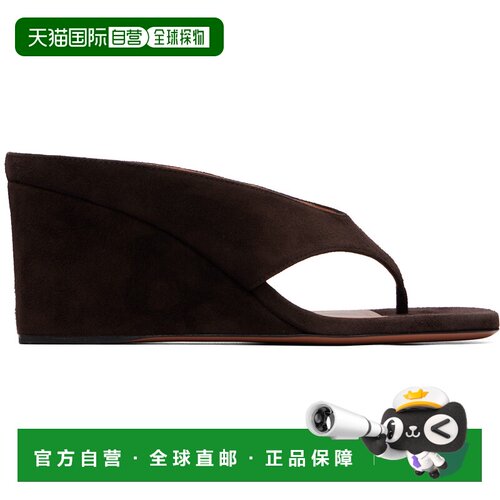 香港直邮alaia 女士 ALAÏA 棕色 Cube 凉鞋 AA3M105C0H53U15BRUN
