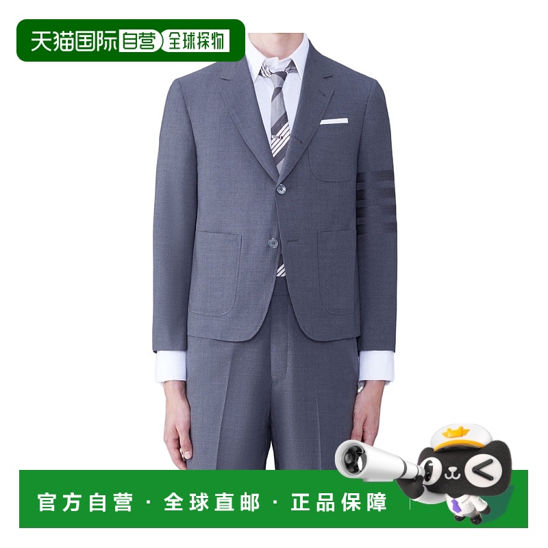 香港直邮Thom Browne 羊毛 4 条纹西装外套 MJC196A06146