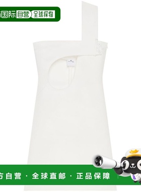 1h可退 香港直邮Courreges 女士 镂空缎面连衣裙 125CRO558PL0162