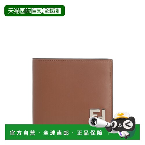 1h可退 香港直邮FENDI 男士钱包 7M0356AFF2F1SCD SS2026 棕色 FF