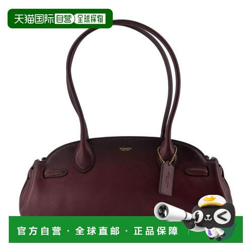 香港直邮COACH 女士手提包 CCC30B4MER AW2025 深棕色 EMPIRE CAR