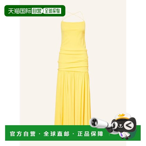 香港直邮JACQUEMUS 女士连衣裙 100301505519000 CO 黄色 LA ROBE