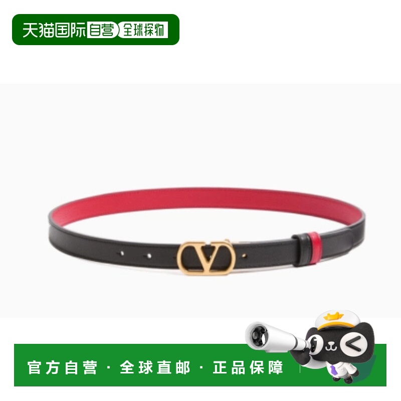 1h可退 香港直邮valentino 华伦天奴 女士 Garavani 黑色皮带 WT0