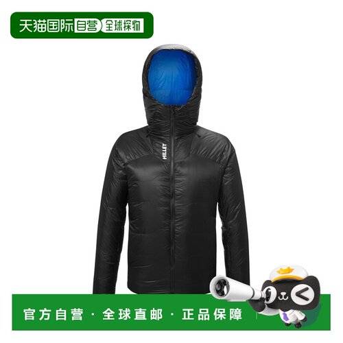 自营欧洲直邮MILLET觅乐 Kamet Down HD 男士黑色K DRY™鸭绒连帽