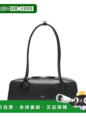 1h可退 香港直邮alaia 女士 LE TECKEL 中号黑色包包 AA1S06033CA