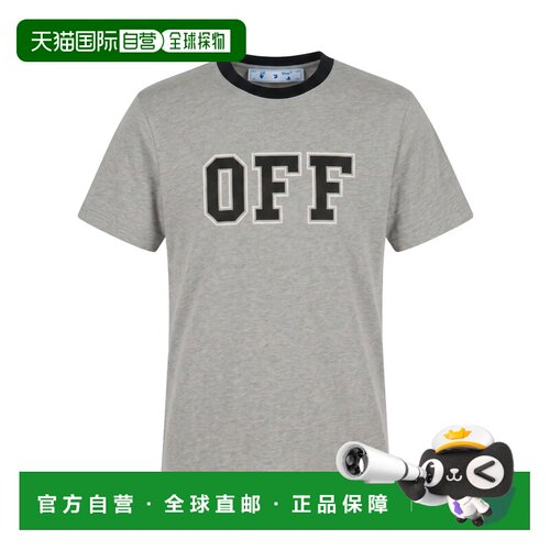 香港直邮OFF-WHITE 男士T恤 44OWOS26T083030 SS2025 灰色男装