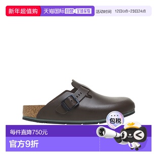 1h可退 香港直邮Birkenstock 圆头拖鞋 1026187厚底半拖