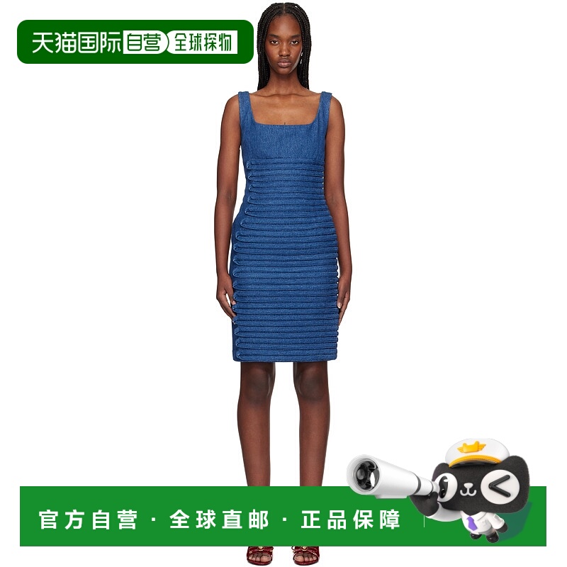 香港直邮Versace 范思哲 女士 无袖连衣裙 10186751A13346牛仔