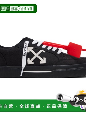 1h可退 香港直邮off-white 女士 黑色 Vulcanized Low 运动鞋 OWI