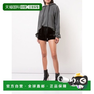 UWCB020F182170011000 黑丝绒绑带短裤 香港直邮Unravel Project