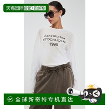 1h可退 香港直邮Acne Studios 艾克妮 女士 1996 长袖T恤 ACNDB3