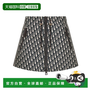 香港直邮Dior 457J27A2968a字裙 拉链迷你半身裙